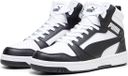 Puma Rebound v6 lage sneakerlaarzen heren sneaker 392326 01 wit zwart
