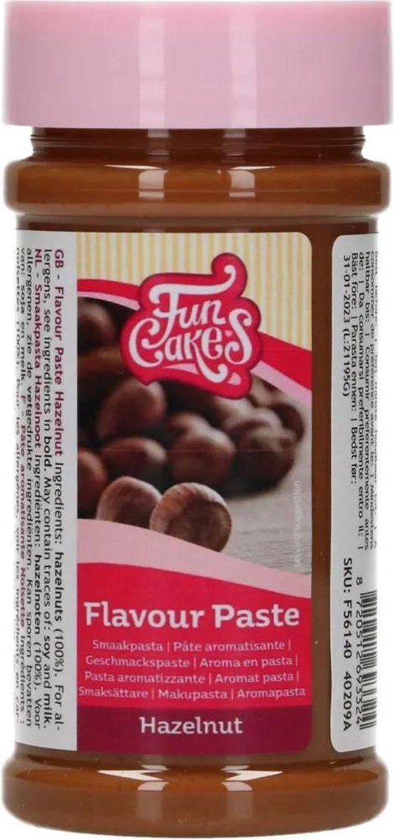 FunCakes - Smaakpasta - Hazelnoot - 100g