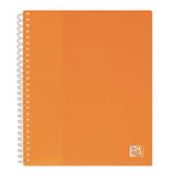 Oxford Documentenmap, spiraalbinding, A5, 80 overzichten, 40 hoesjes, omslag, polypropyleen, oranje, 10 stuks