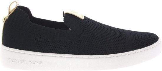 Dames Instappers &amp; Ballerina&#39;s Michael Kors Juno Knit Slip On Black Zwart - Maat 41