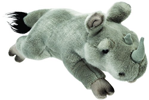 Suki Gifts Suki Classic, 12126, liggend neushoorn, knuffeldier, 30 cm, 30 cm