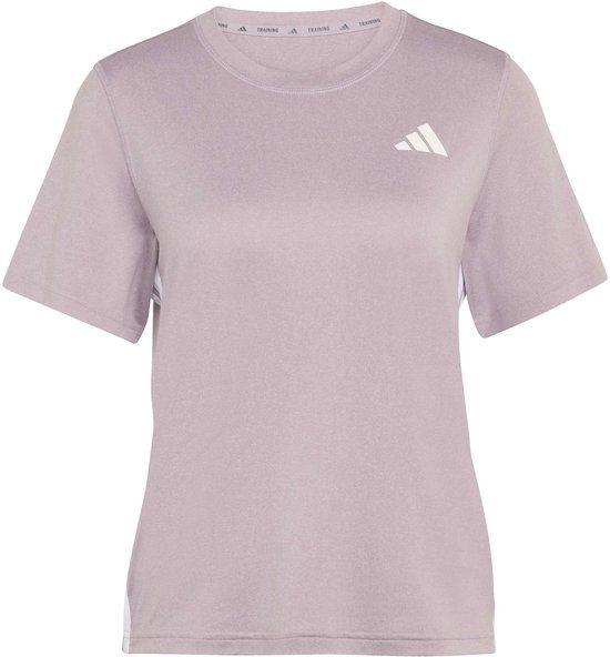 ADIDAS - we 3s crew tee - Trainingsshirt korte mouw dames - Paars