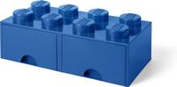 LEGO 4004 Tiroir de rangement 2x4 Bleu