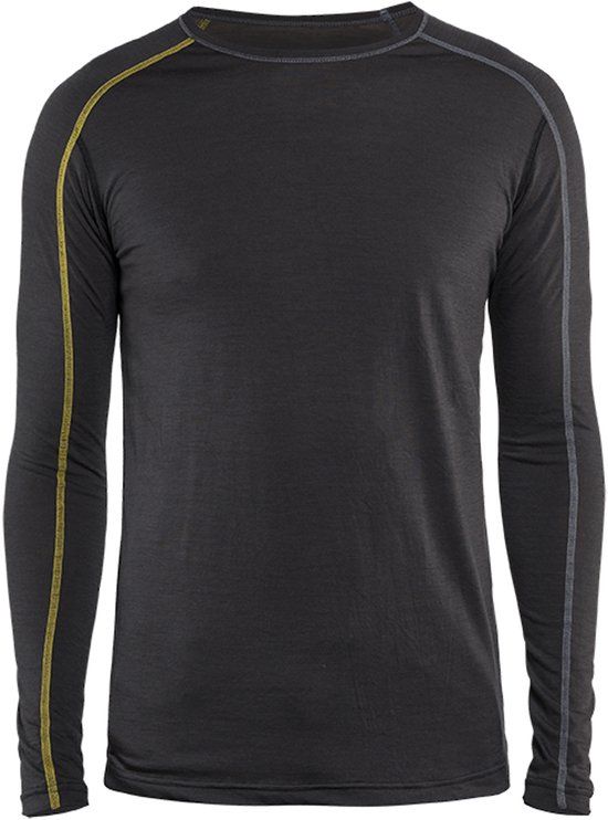 Blåkläder Blaklader Onderhemd 100% merino XLIGHT 4799-1734 - Donkergrijs/Geel - XXL
