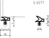 Deventer Deurdichting S6577 12Mm Zwart - 150 Meter