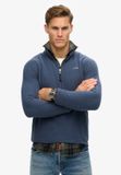 Superdry Polar Fleece met halflange rits Heren XXL Lauren Navy