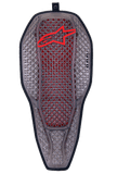 Alpinestars Nucleon Flex Pro Insert Dorsal Transparent Smoke Red