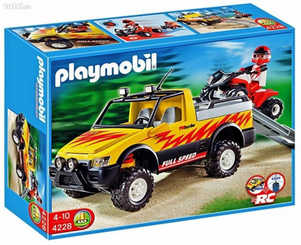 Playmobil 4228 Pick Up met Quad