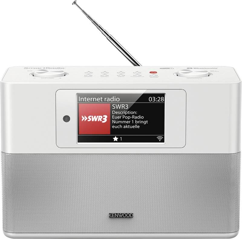 Kenwood Audio Kenwood CR-ST120 S Smart Radio with DAB+, Internet Radio & Bluetooth - White