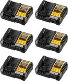 DeWALT Set van 6 laders, DCB1104-6 (12V/18V)