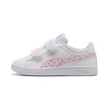 PUMA Sneakers 'Smash 3.0 Hearty' rosa / rood / wit