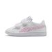 PUMA Sneakers 'Smash 3.0 Hearty' rosa / rood / wit