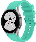 Strap-it Samsung Galaxy Watch 4 - 40mm siliconen band - aqua