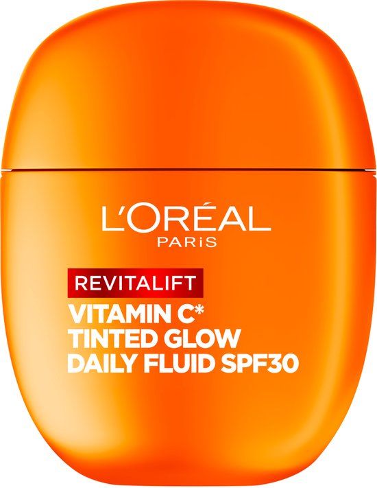 L'Oréal Paris Revitalift Daily Fluid SPF 30 Vitamine C* met Tinted Glow - 40ml