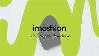 imoshion 4-in-1 MagSafe Powerbank | 10.000 mAh | Zwart