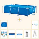 Intex Rechthoekig Frame Zwembad - 300 x 200 x 75 cm - Blauw