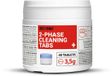Descaler Aqua Solution Reinigingstabletten Tabletten voor het reinigen van koffiezetapparaten, 2-phase Cleaning TABS+ 40x3,5g Coffee Format