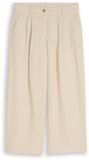 Tom Tailor Culotte broek met linnen - Sand stone beige melange - W42 X L28