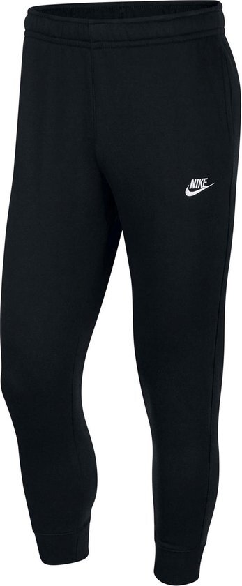 Nike Nsw Club Jggr Bb Heren Sportbroek - Black/Black/(White) - Maat L