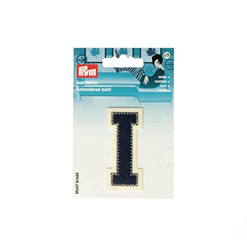 Prym 924508 applicatie letter I blauw/ecru