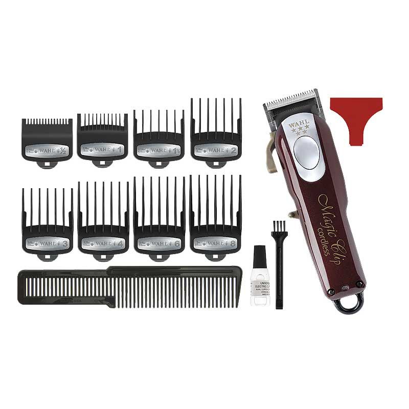Wahl Cordless Magic Clip Bordeaux Red Hair Clipper