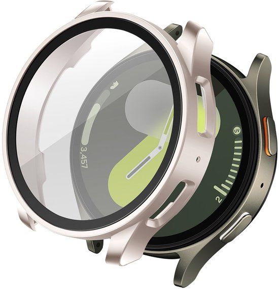imoshion Screen protector - Geschikt voor Samsung Galaxy Watch 7 - 40 mm - Full Cover Hard Case / Beschermend Hoesje - Sterrenlicht