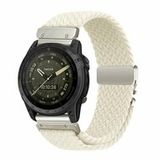 By Qubix Qubix - Braided Nylon Watch Strap with Parachute Clasp - Starlight - 22mm Quickfit - Compatible with Garmin Descent G2