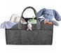 IDEA HOME Viltorganizer Kangoo, Tasorganizer, Handtas, Vilten tas, Vilten tas met compartimenten, Universele handtasorganizer, Draagbare babyluierorganizer, Grijs