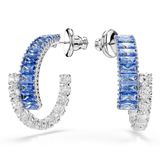 Swarovski Matrix 5722459 Dames Oorbellen Blauw/Zilver