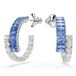 Swarovski Matrix 5722459 Dames Oorbellen Blauw/Zilver