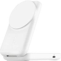 Belkin UltraCharge 25w Qi2 2in1 Magnetic Charger plus USB-C EU White Square Binnen