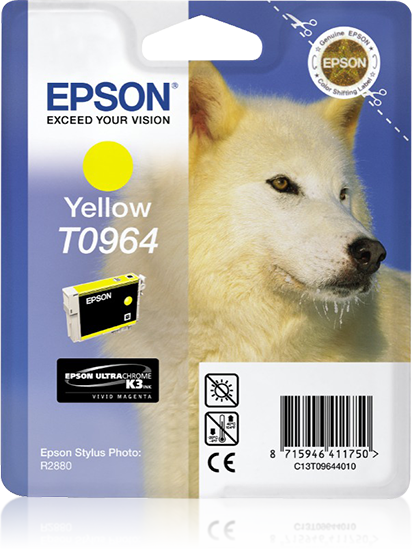 Epson Husky inktpatroon Yellow T0964 single pack