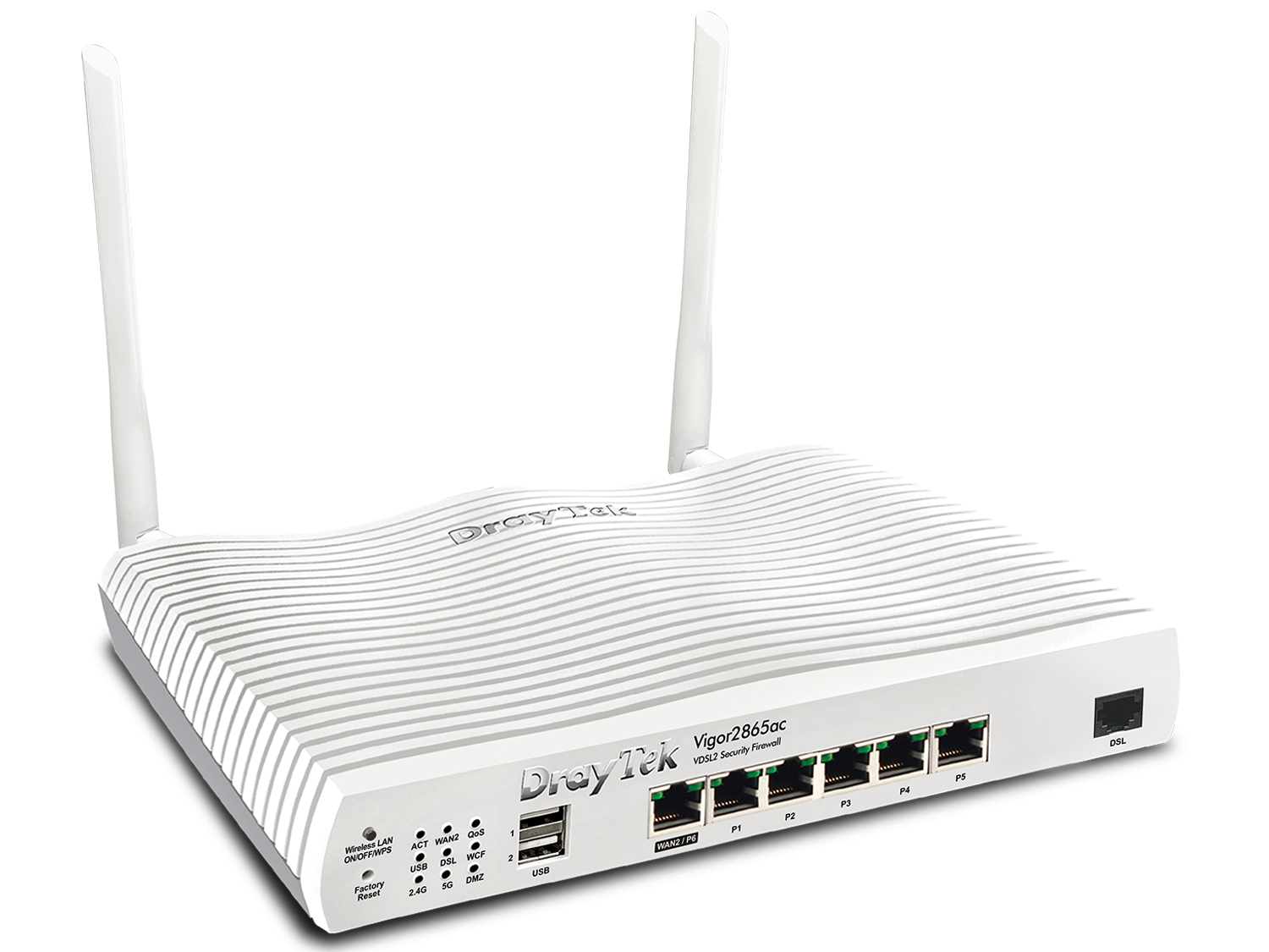 DrayTek Vigor 2865Ac - Draadloze Router - Wit