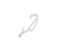 Gardinia Clip-runner voor gordijnrail Perfectline, 20 stuks, kunststof, wit