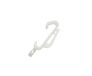 Gardinia Clip-runner voor gordijnrail Perfectline, 20 stuks, kunststof, wit