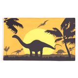 AZ FLAG Vlag Dinosaurussilhouet 90x60 cm Polyester 100D 2 Ringen
