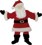 PME FC564 Kerstman uitsteekvormpjes, klein, kunststof, wit, 6,5 x 6,5 x 1 cm