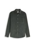 Tom Tailor Corduroyhemd met normale pasvorm en borstzak - Maat M - Darkest Olive