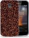 B2Ctelecom Nokia 1 Siliconen Case Koffiebonen