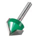 Trend Craftpro C045X1/4TC V-Groef Frees 45 Graden 25.4mm