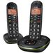 Doro PhoneEasy 105wr duo Téléphone analogique Présentation du numéro Noir
