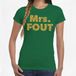 Bellatio Decorations Mrs. Fout T-shirt Groen Dames XXL