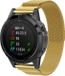 By Qubix Qubix Milanese Bandje voor Garmin Fenix 7X/6X/5X - 26mm Quickfit - Goud - Large