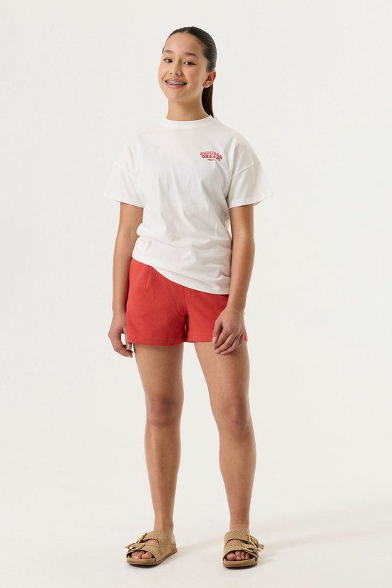 Garcia Meisjes Effen Shorts Rood