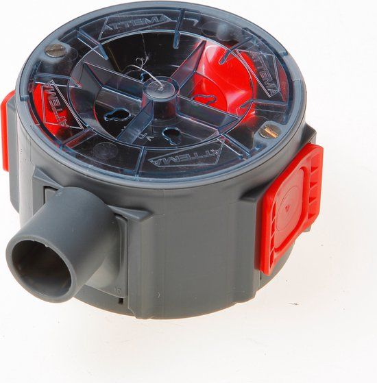 Attema Inbouwdoos - KD02041 - Grijs - 100 stuks