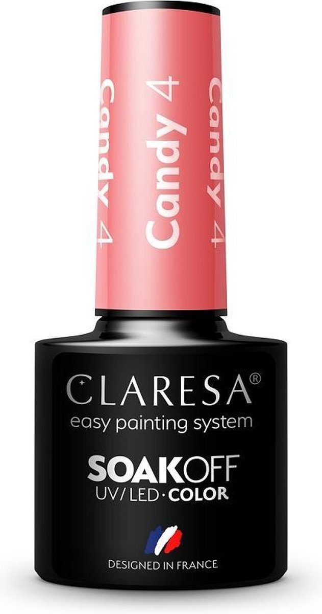 Claresa Soak Off UV/LED Candy hybride vernis 4 5g