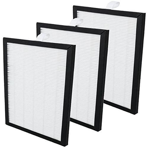 SPARES2GO HEPA-filter compatibel met Meaco Ontvochtiger 12L 12LE Low Energy Platina - 3 x Filters