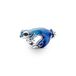 PANDORA Moments Metallic Blauwe Gecko-bedel in sterling zilver, compatibele Moments armbanden, 792701C01