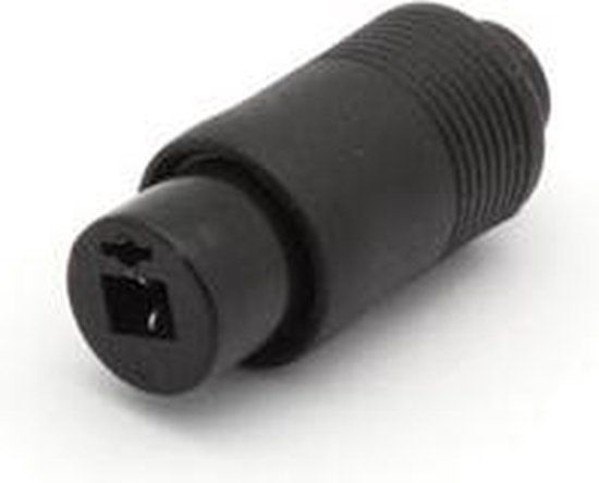 VELLEMAN - CA076 LS-Din-aansluiting, 2-polig, soldeervrij, zwart