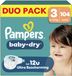 Pampers Baby-Dry Luiers Maat 3 (6-10kg) - 104 Stuks